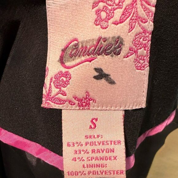 Candie’s Stretch Blazer Career Jacket Coat, Size Small - Picture 5 of 7